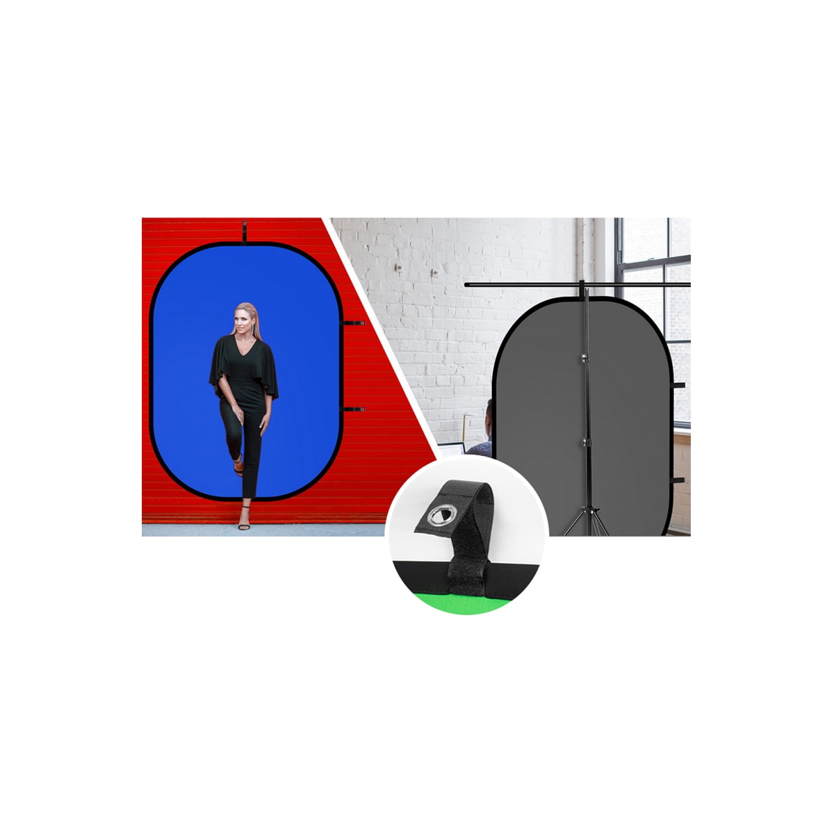 Wistream 100x150 cm green screen