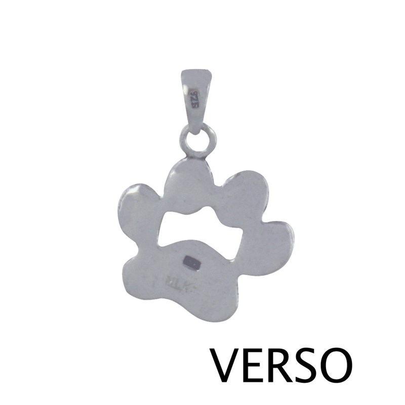 Pendentif Argent Patte de Chien