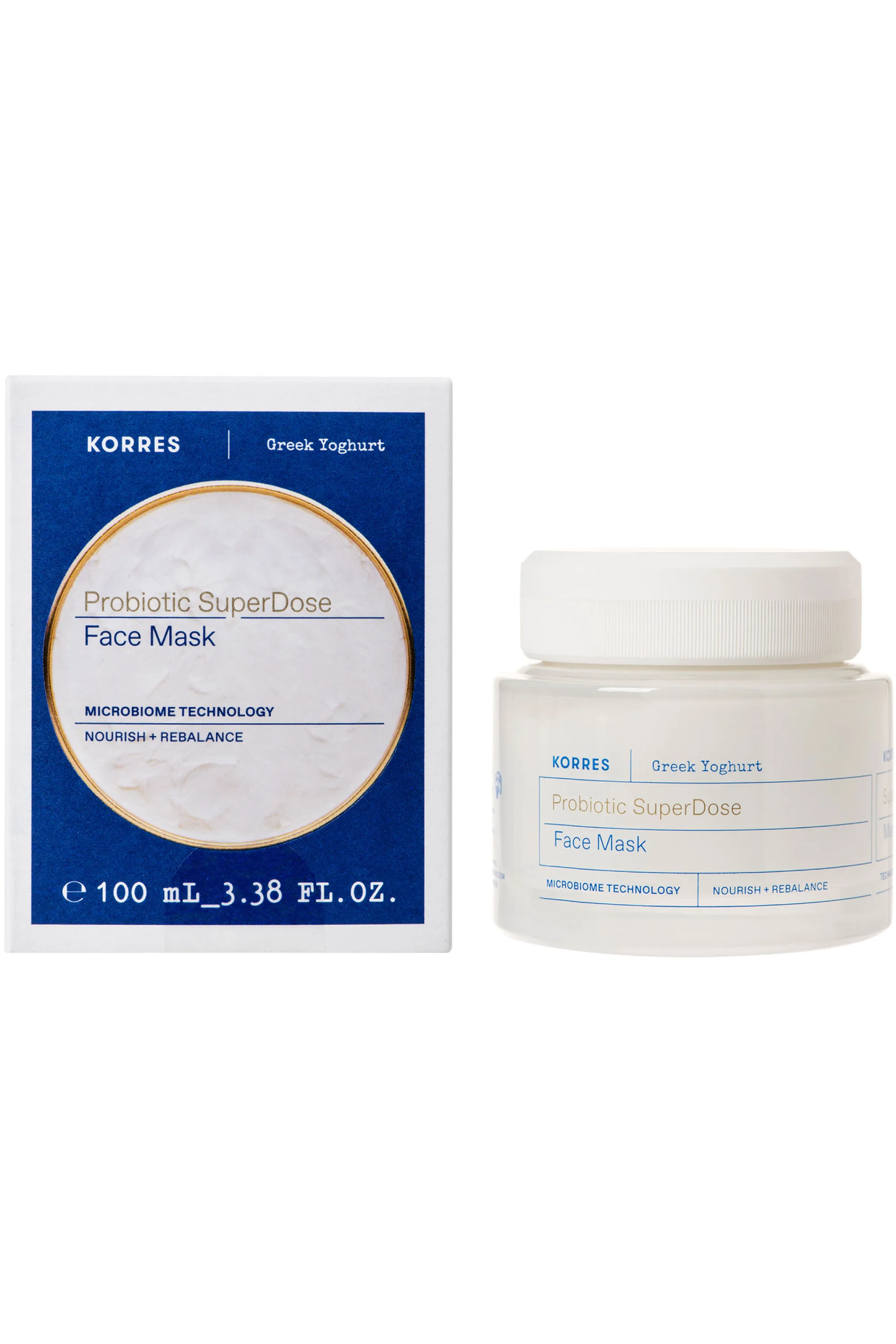 Korres Masque hydratant superdose de probiotiques et yaourt grec-100 ml