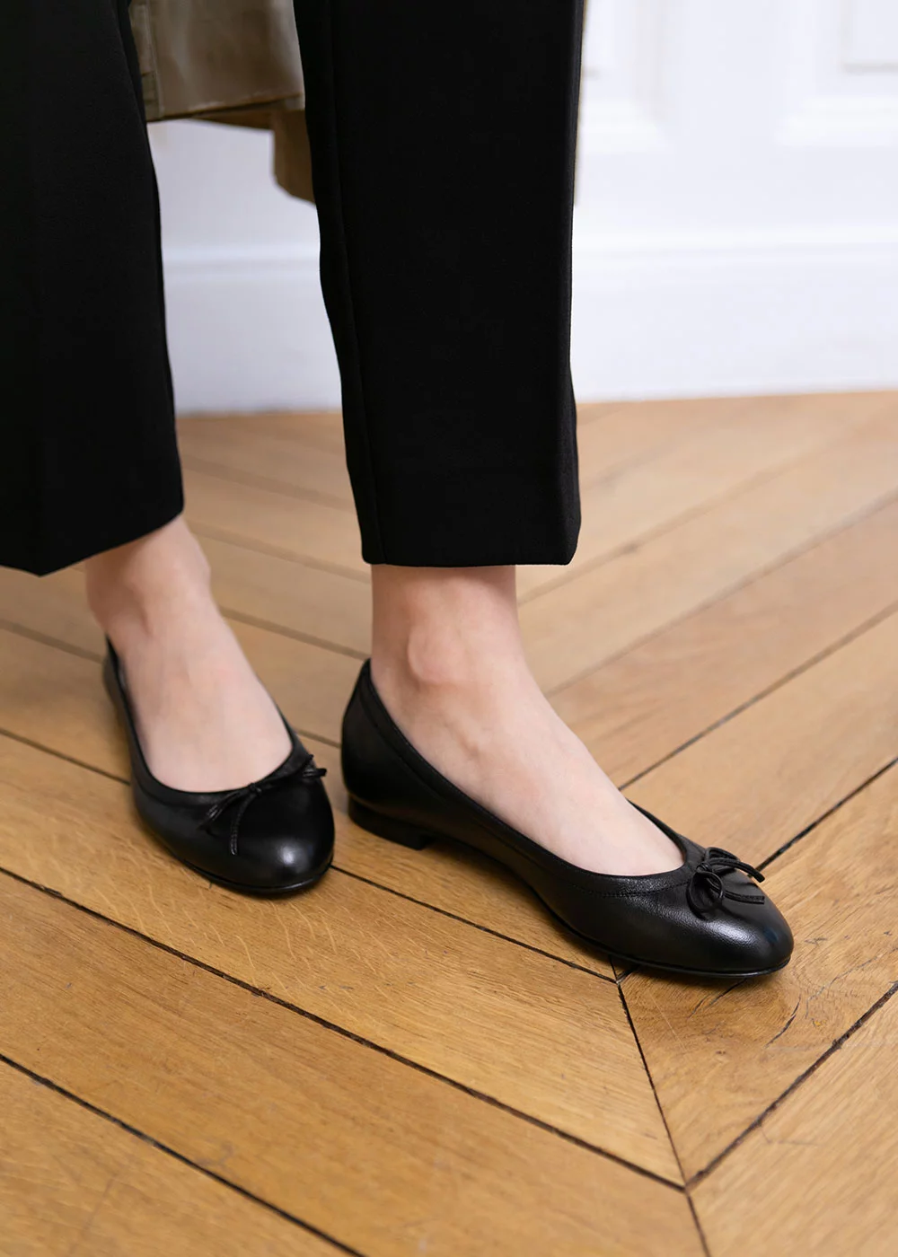 BALLERINE KOWEIT NAPPA NOIR