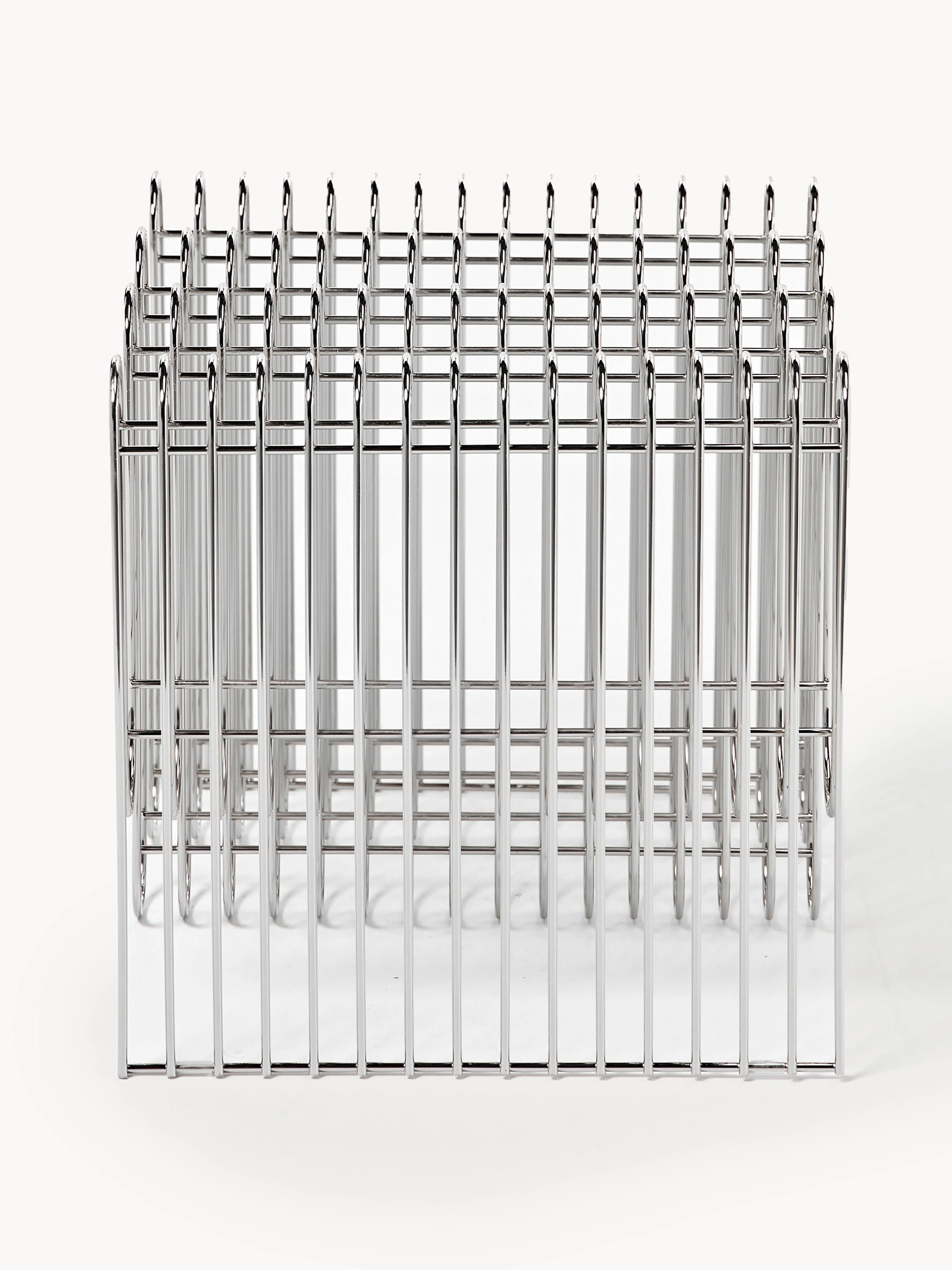 Metalen tijdschriftenhouder Curva