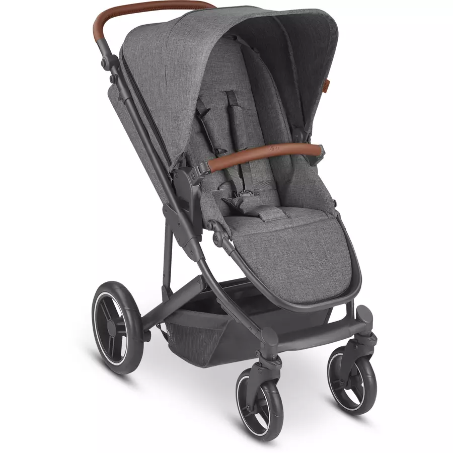 ABC DESIGN Kinderwagen Aversa 4 Woven Piano inkl. Babyschale Tulip Black + Adapter