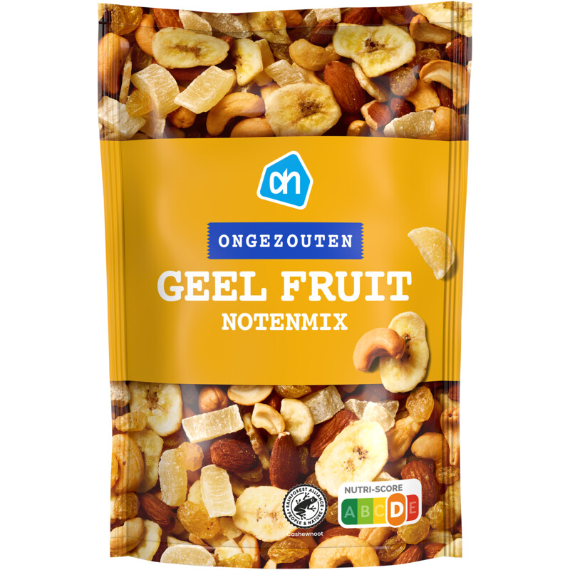 AH Geel fruit notenmix ongezouten