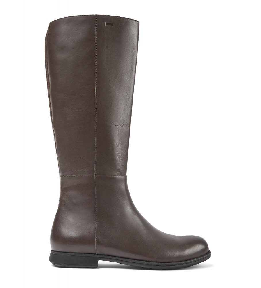 Botas Camper Mil de couro marrom