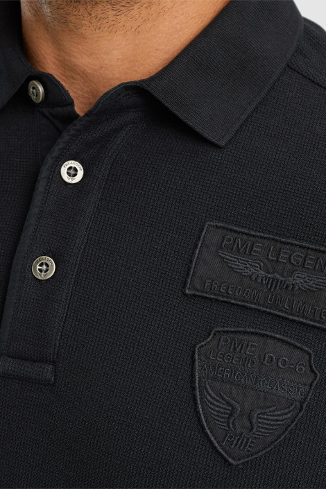 PME legend zwarte heren polo