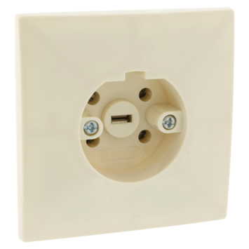 Perilex Wandcontactdoos tbv Inbouw Crème