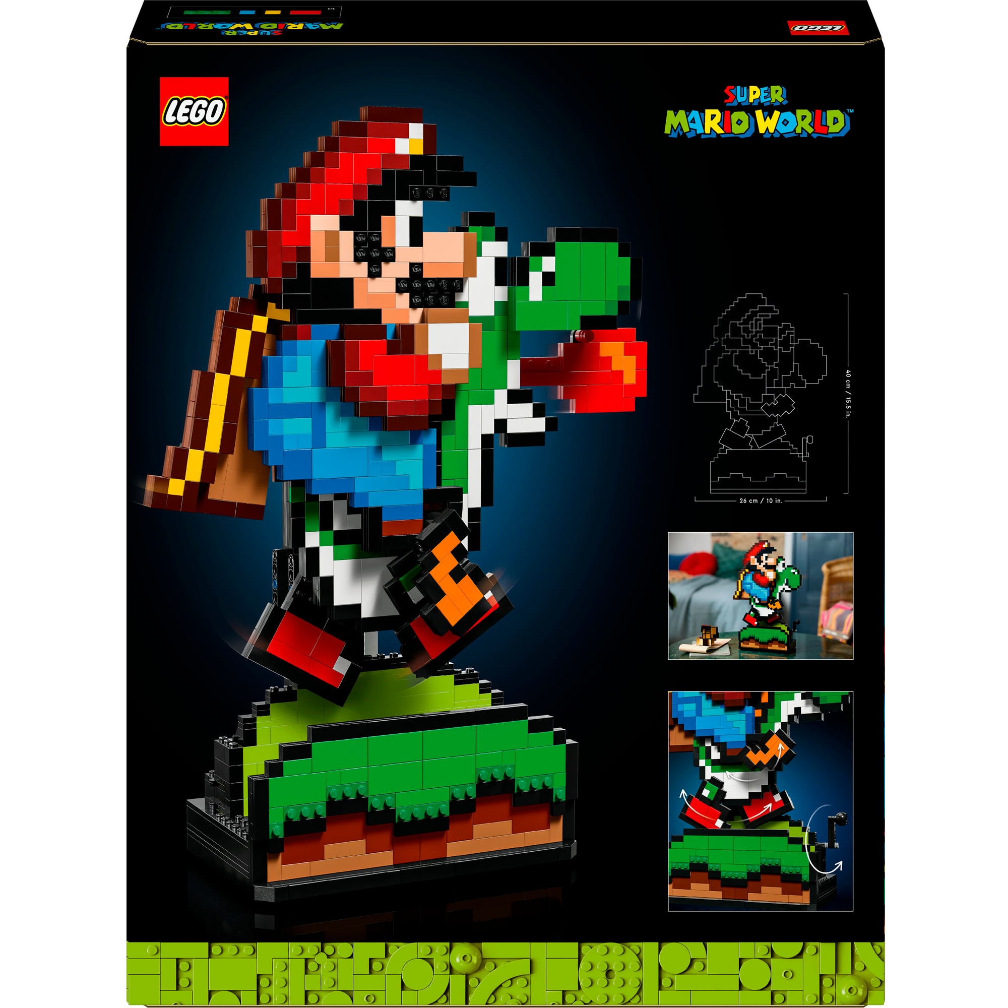 LEGO Konstruktionsspielzeug Super Mario World: Mario & Yoshi
