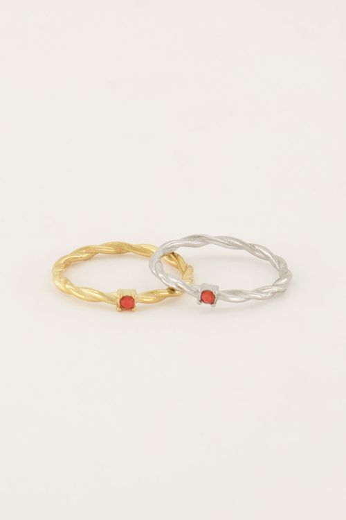 Single pomegranate ring