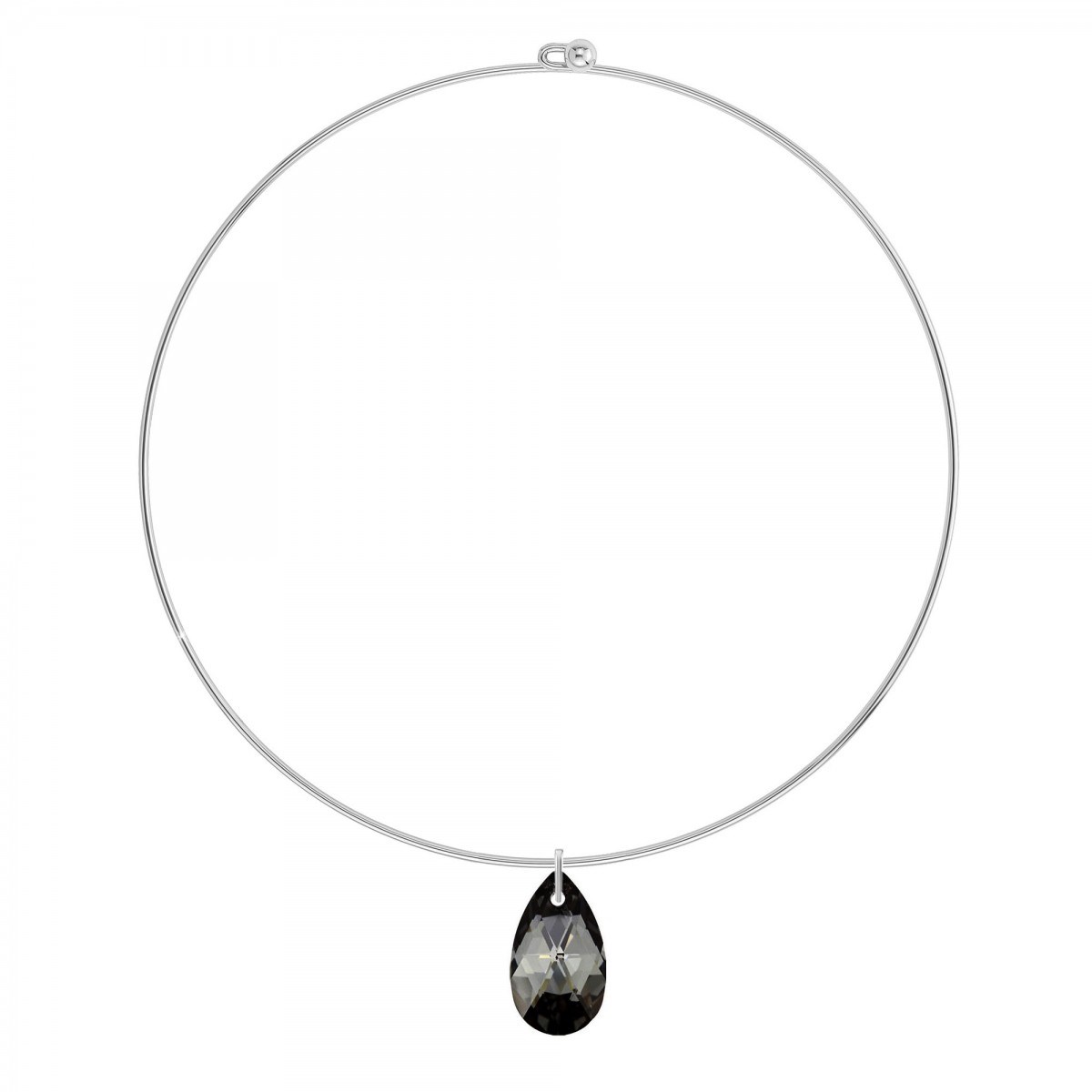 Collier ras de cou orné de Cristaux scintillants