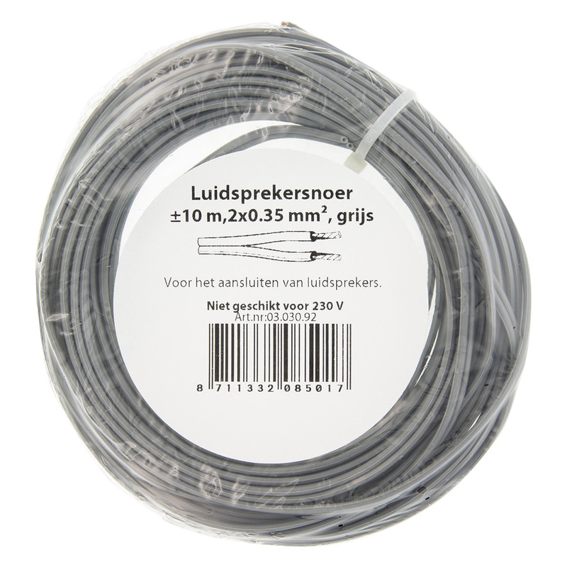 Luidsprekerkabel 10m 2x0,35mm²