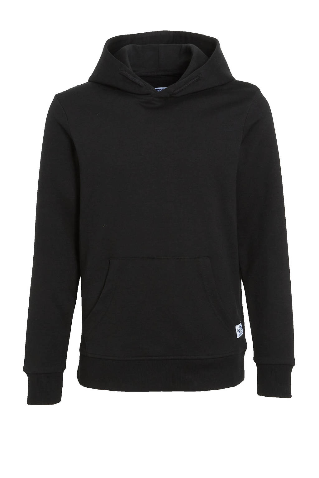 JACK & JONES hoodie JJEBASIC zwart