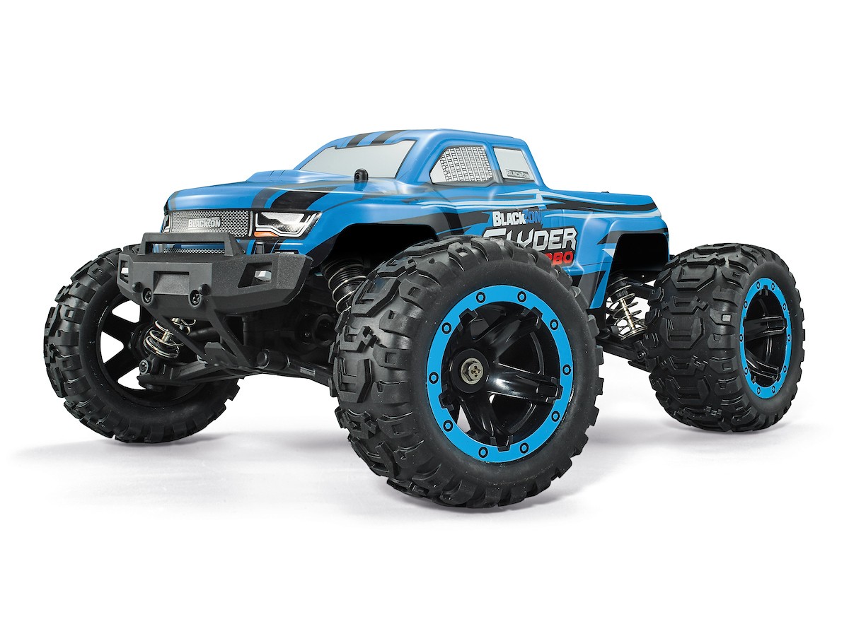 BLACKZON - Slyder MT Turbo 1/16 4WD 2S Brushless - Blå
