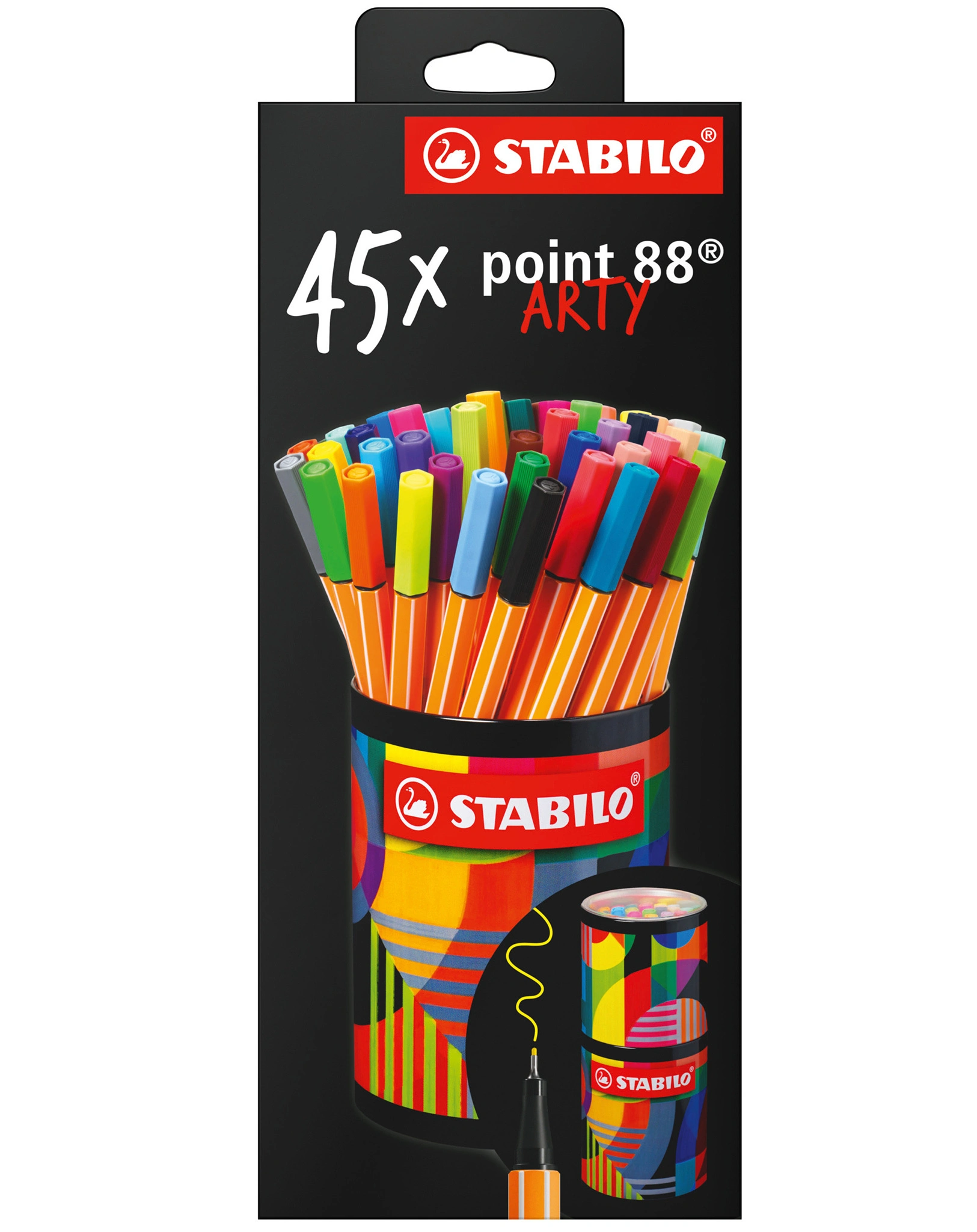 Fineliner STABILO® point 88 ARTY 45er-Pack