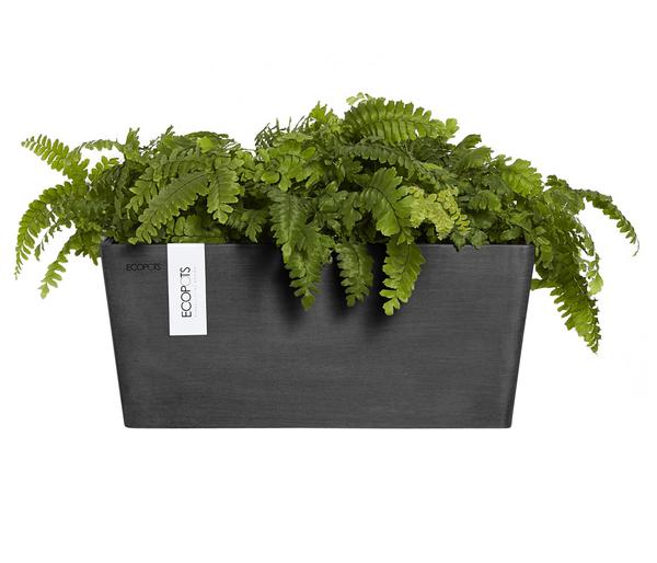 Ecopots Kunststoff-Kasten Manhattan Wall mit