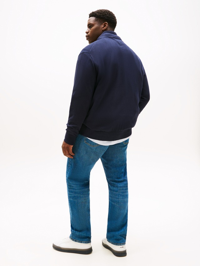 Tommy Hilfiger Big & Tall Strickjacke »BT-ESSENTIAL COTTON ZIP THRU-B«, Grossen Grössen