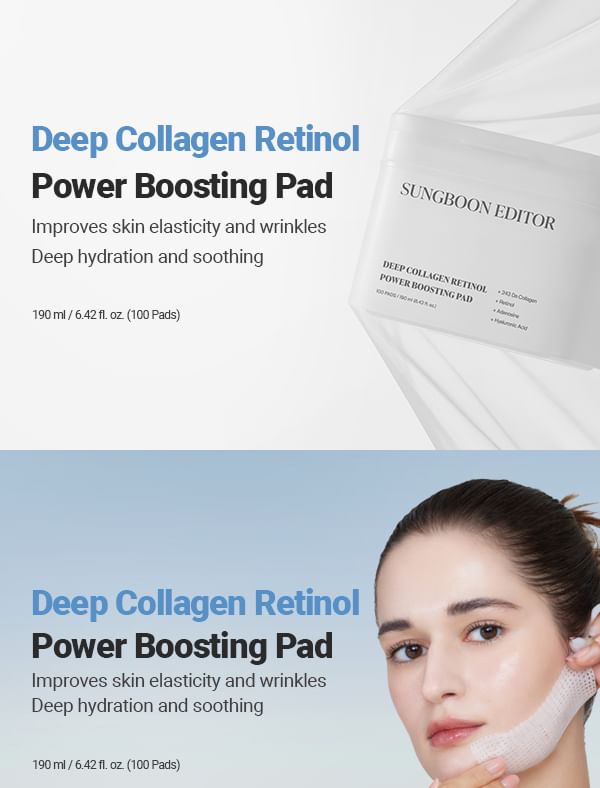 SUNGBOON EDITOR - Diep Collageen Retinol Power Boosting Pad