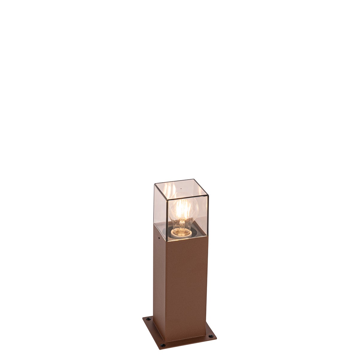 Slimme buitenvloerlamp, roestbruin, 30 cm, incl. Wi-Fi P45 – Denemarken
