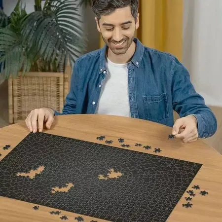 Ravensburger Puzzle - Krypt Black, 736 Teile