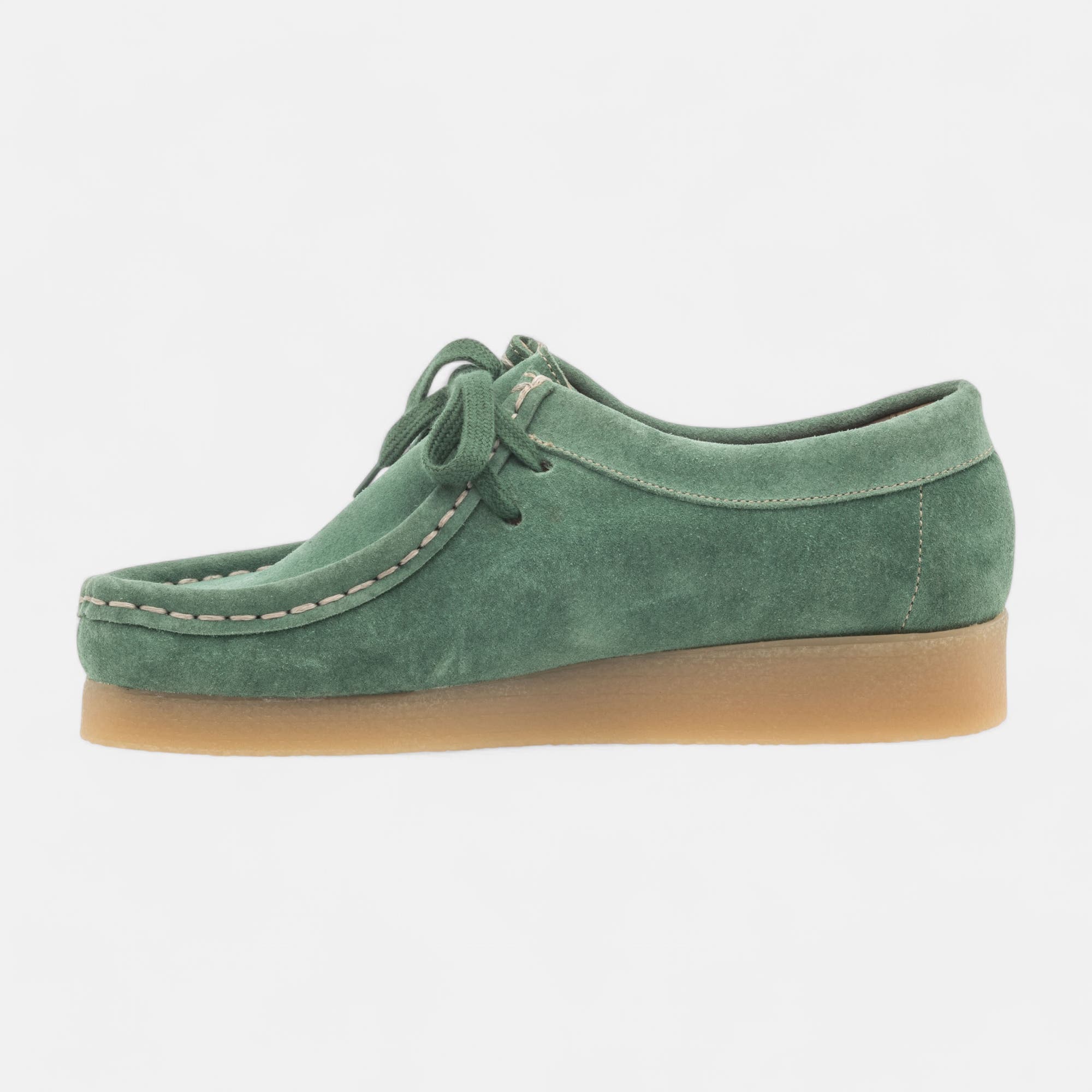 Derbies Femme en cuir vert