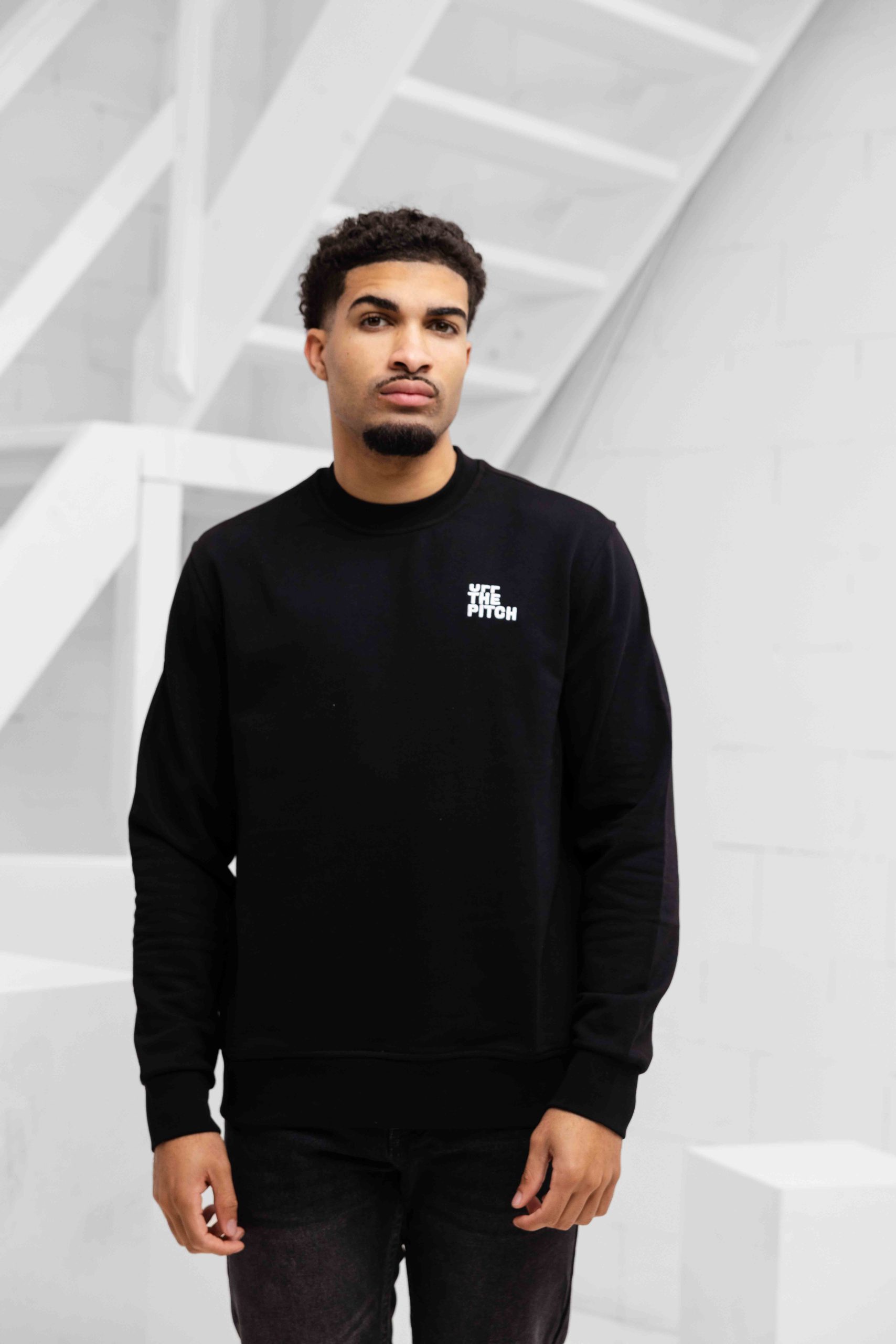 Off The Pitch Full Stop Sweater Heren Zwart