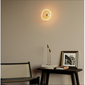 LED lichtbron ring E27 6W 2200K 500LM