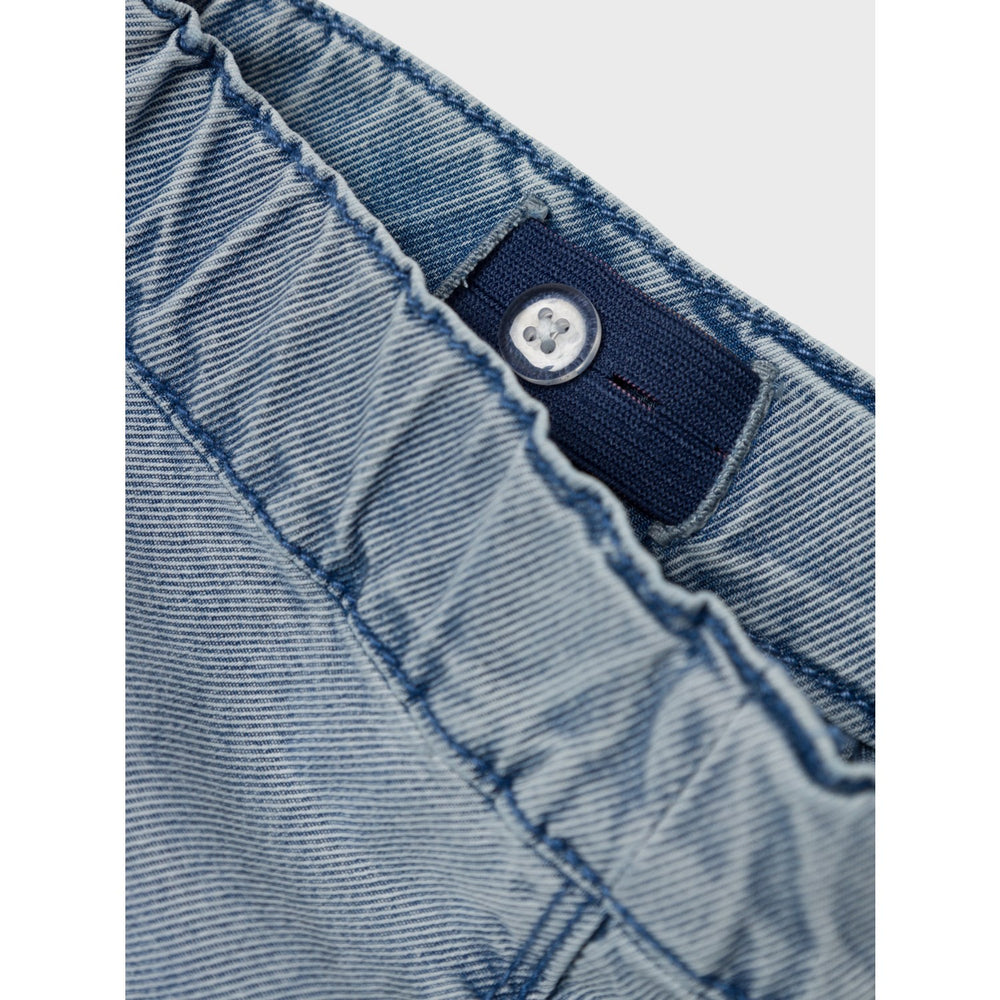 Køb Name It Light Blue Denim Bella Wide Jeans