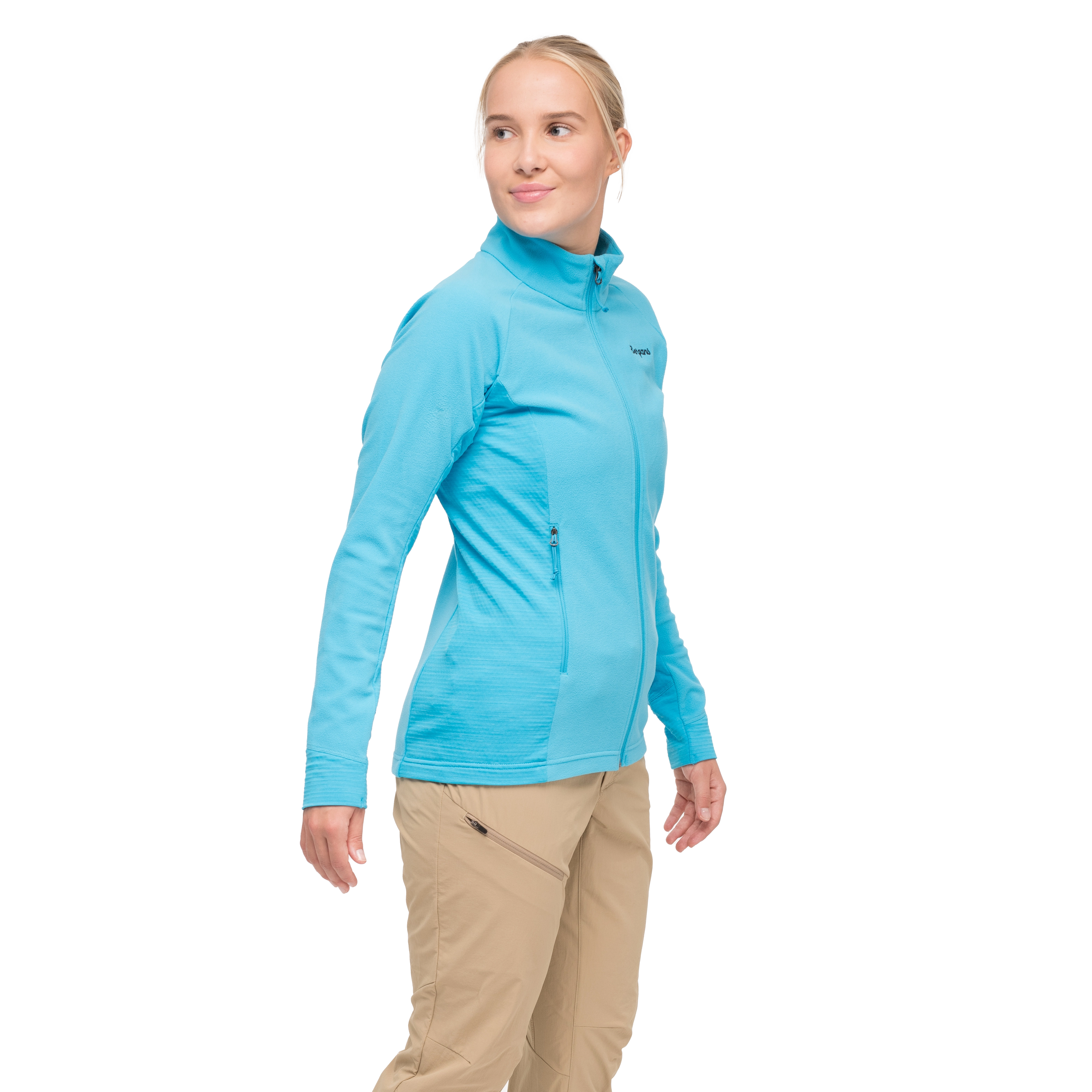 Rabot Fleece Midlayer Jacket Women Aqua Lagoon