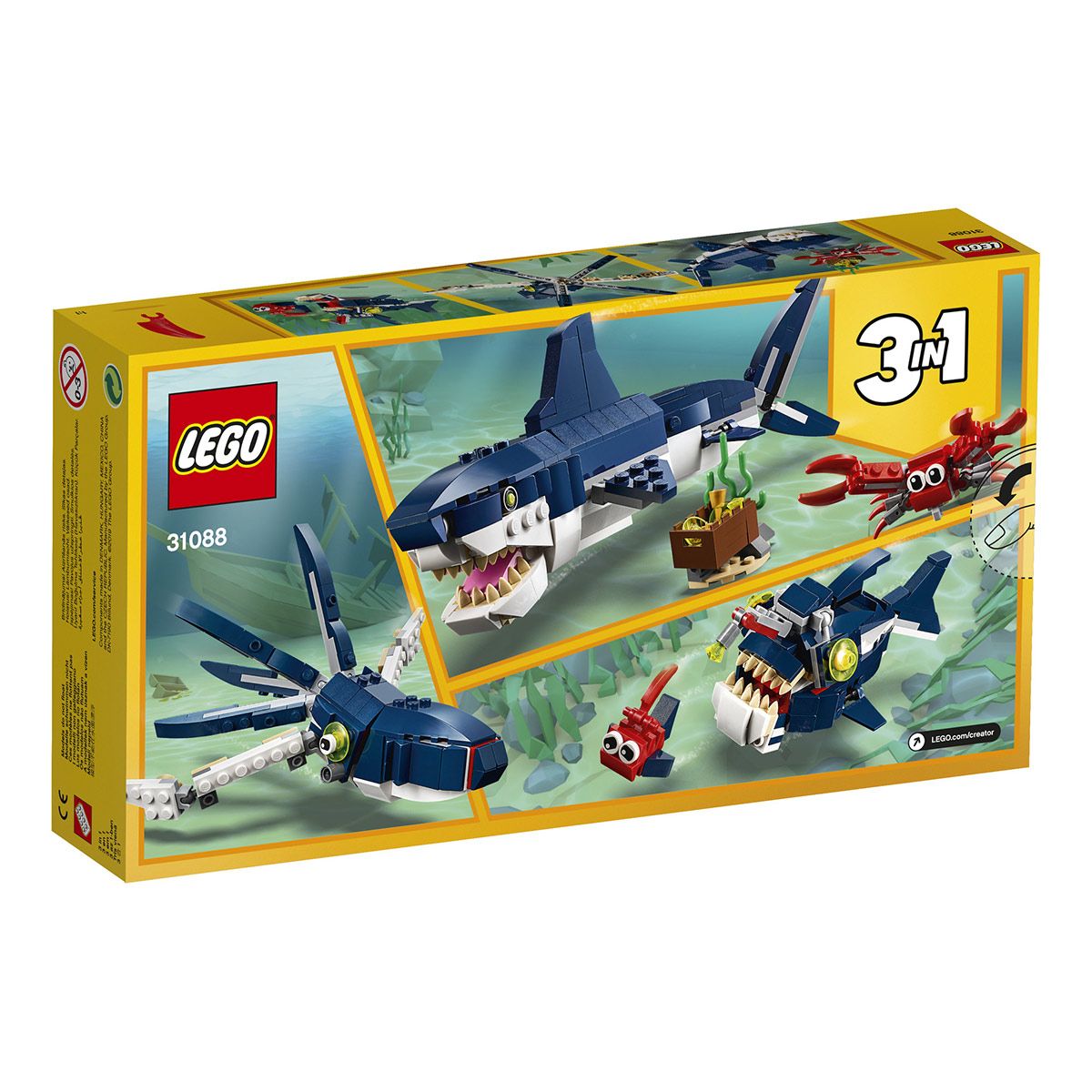 Les créatures sous-marines LEGO Creator 31088