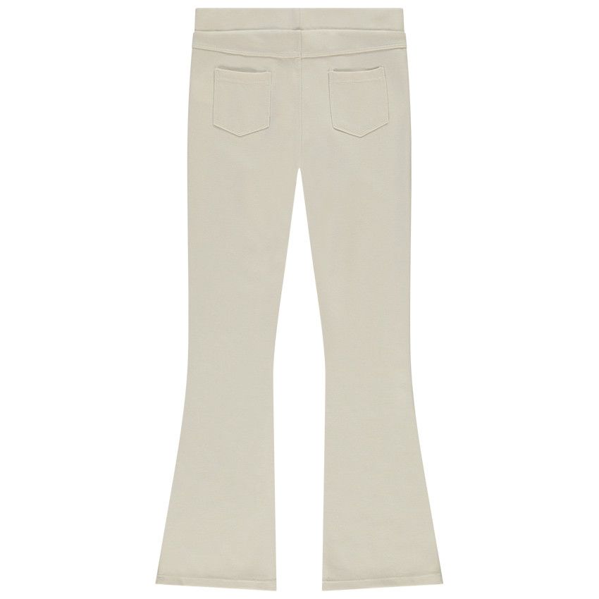 Jegging trompette en milano pour fille - Ecru