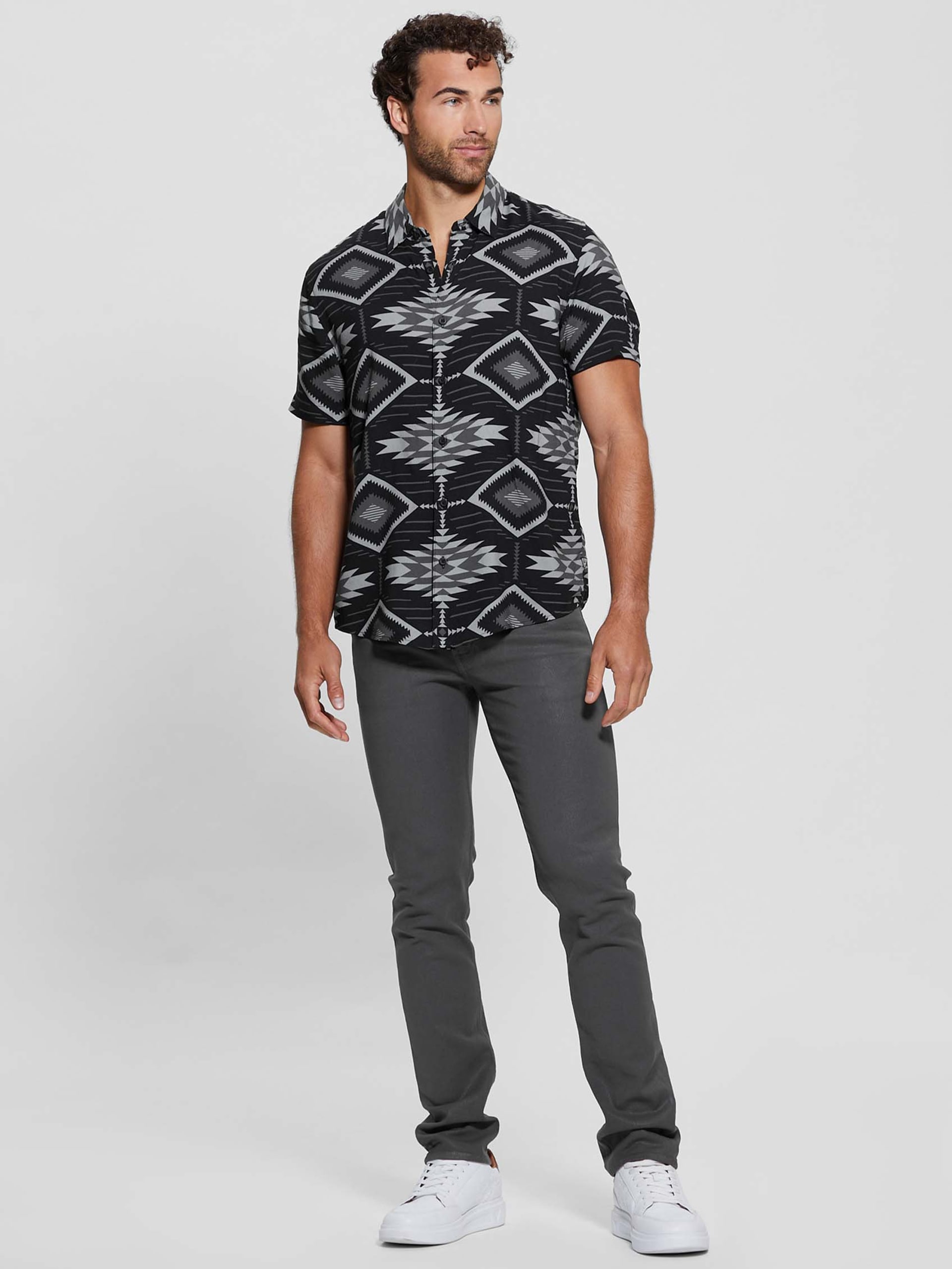 Camisa Eco Rayon com Estampa do Sudoeste