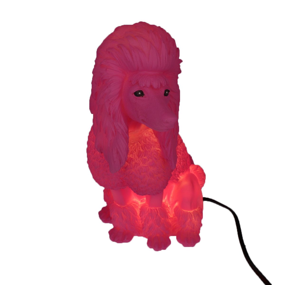 Lampe caniche rose Petit toi
