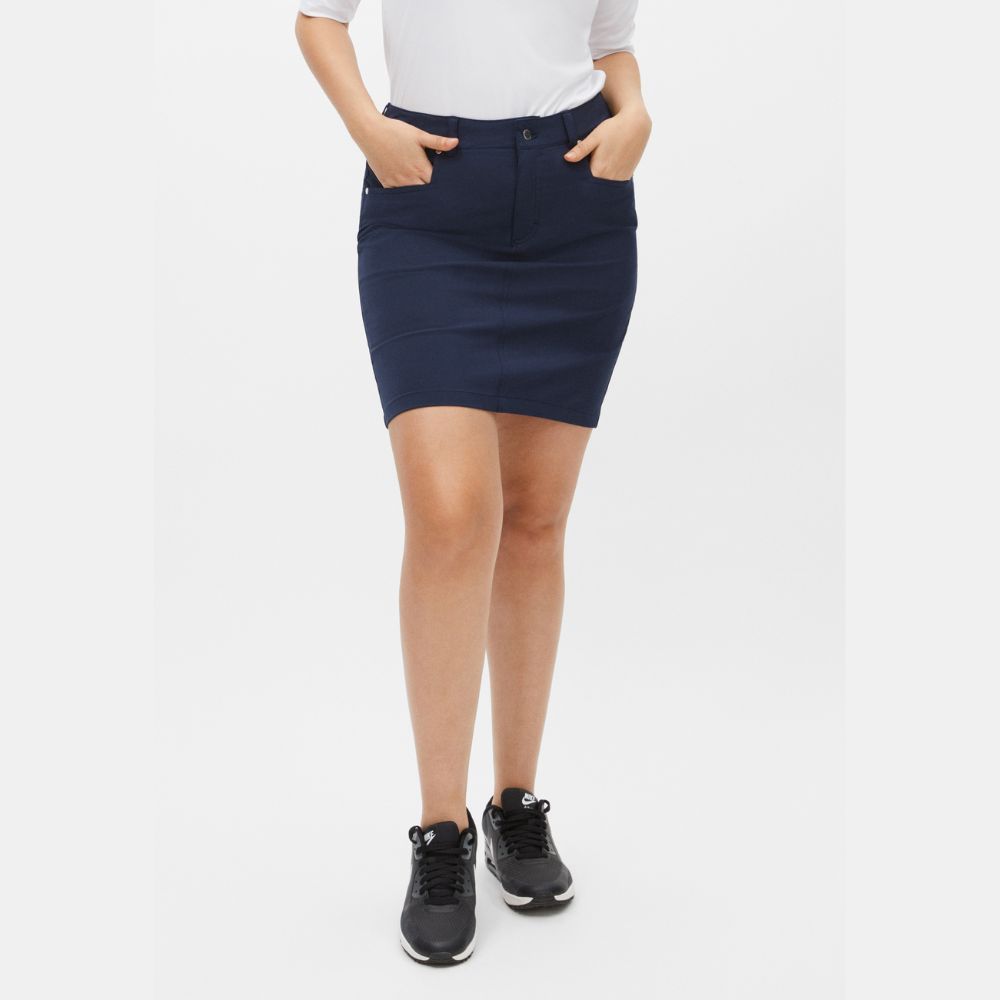 Chie Comfort Skort Dame Navy