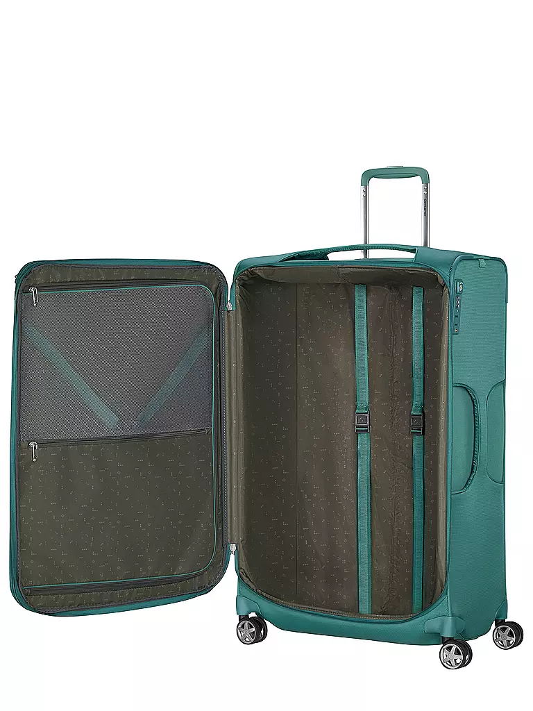 SAMSONITE Trolley  D'LITE SPINNER 78cm erweiterbar northern blue petrol