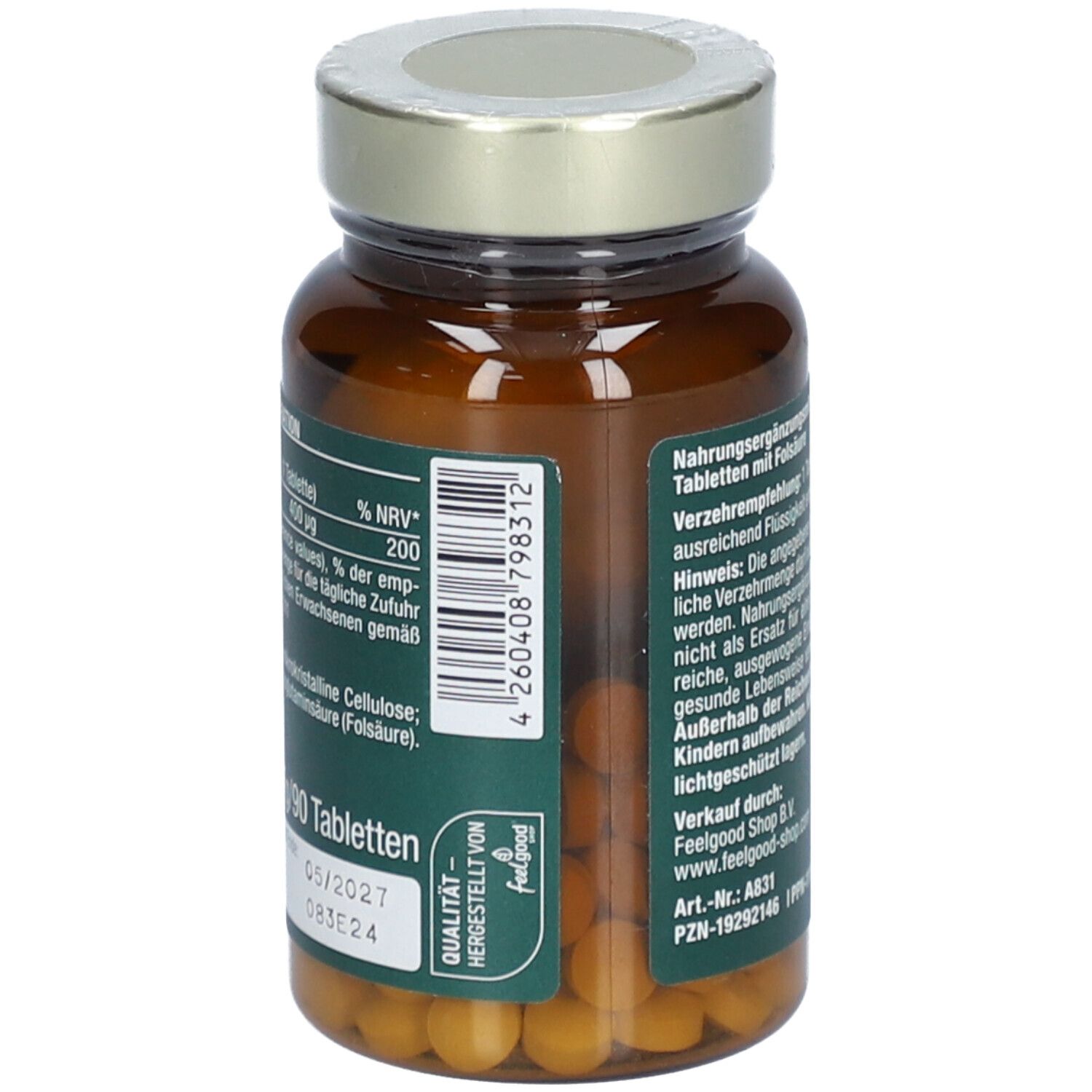 Vitactiv Folsäure Tabletten 400 µg