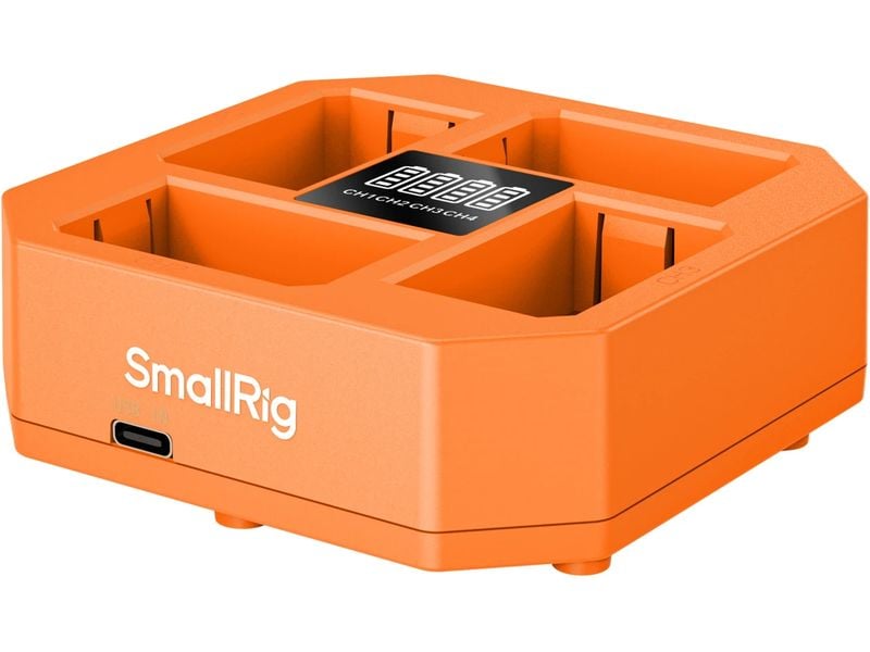 Smallrig Ladegerät NP-FZ100 Battery Charger 4-Kanal-Kamera-Akku-Ladegerät