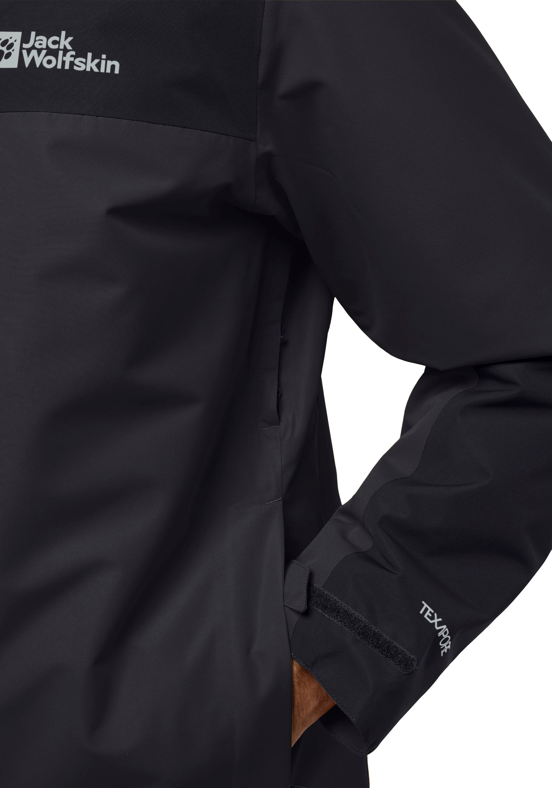 Jack Wolfskin 3-in-1-Funktionsjacke »JASPER 3IN1 JKT M« mit Kapuze 3in1, wasserdicht, Übergangsjacke