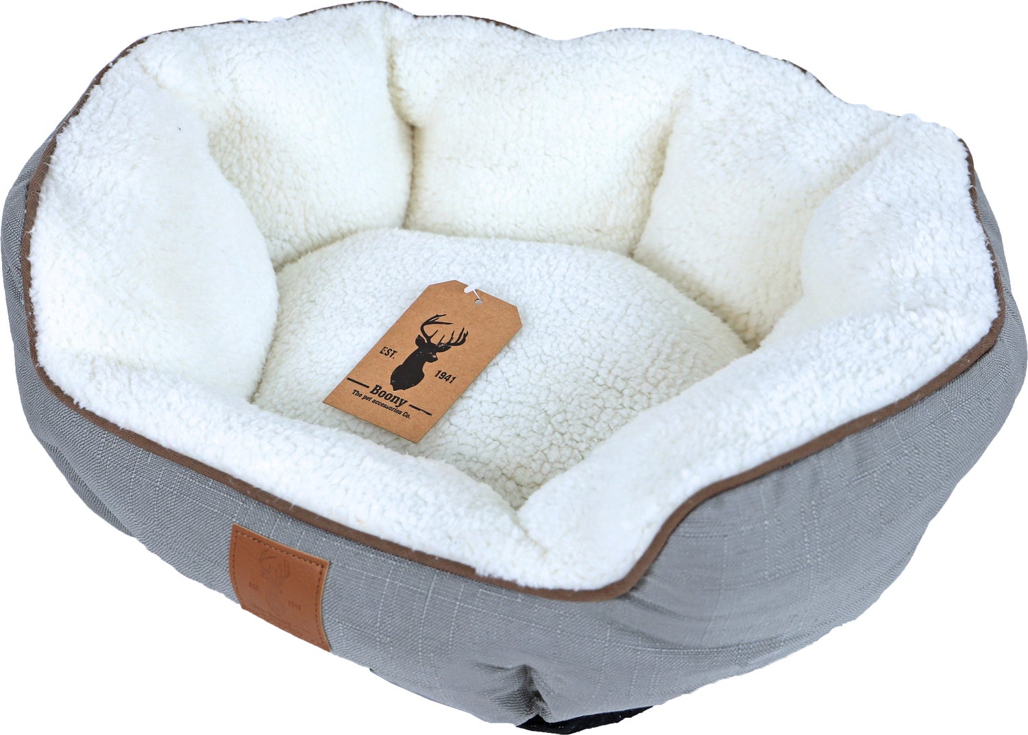 Boony Est 1941 kattenmand 50 x 40 x 17 cm grijs