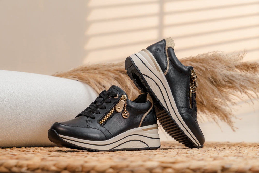 Remonte Keilsneaker  , Freizeitschuh, Halbschuh, Schnürschuh mit Rieker TEX-Membran