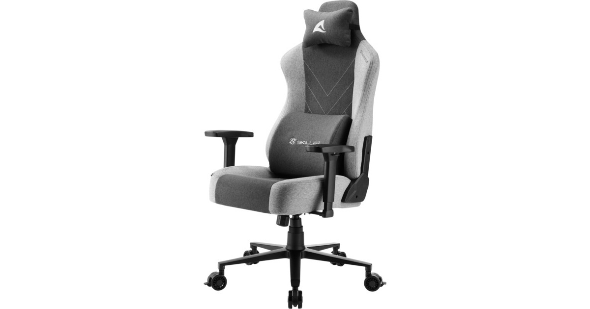 SharkoonSKILLER SGS30 Fabric gamestoel  (Zwart/grijs)