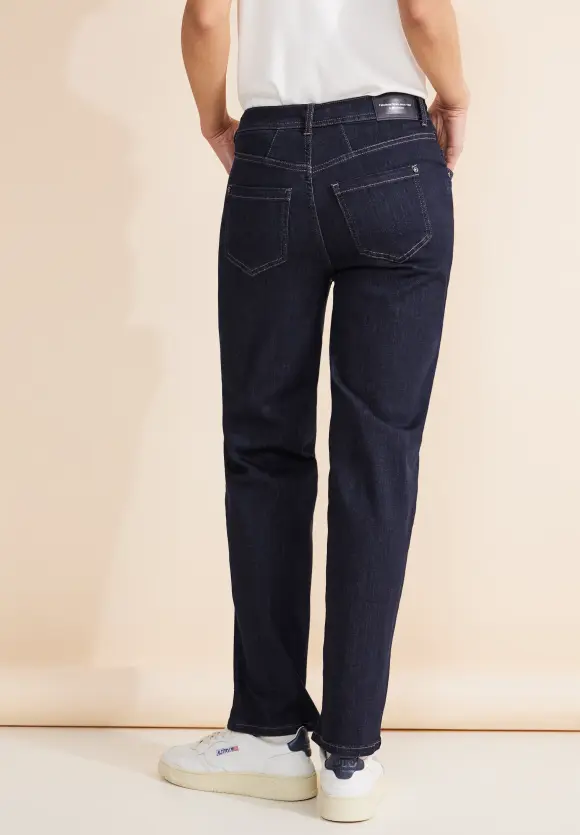 Casual Fit Jeans - dark blue rinsed wash