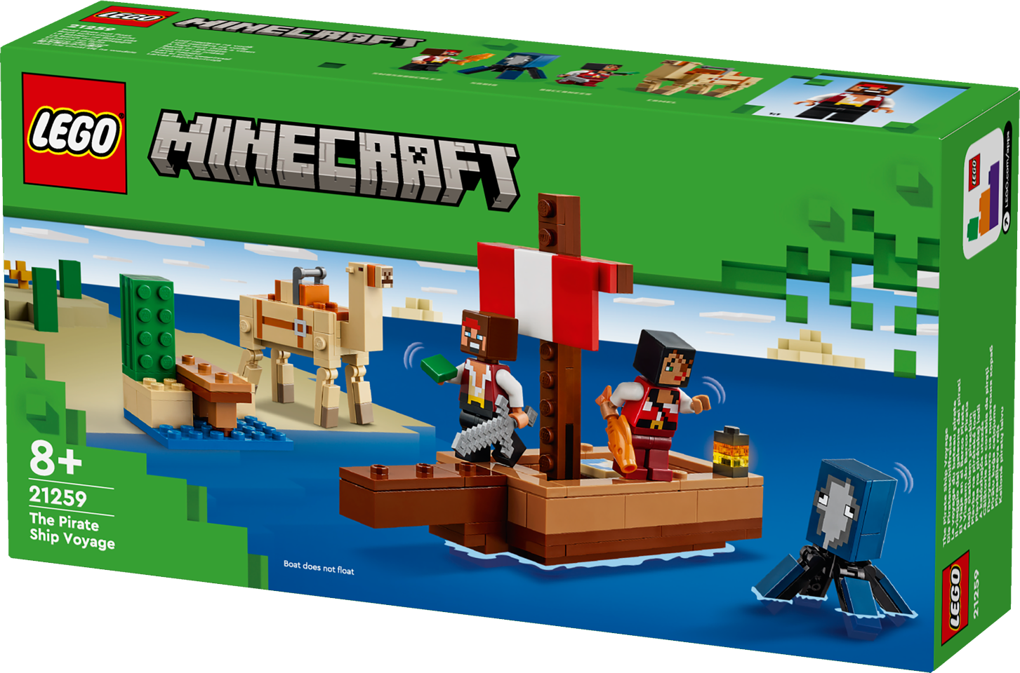 LEGO Minecraft - Piratskibsrejsen (21259)