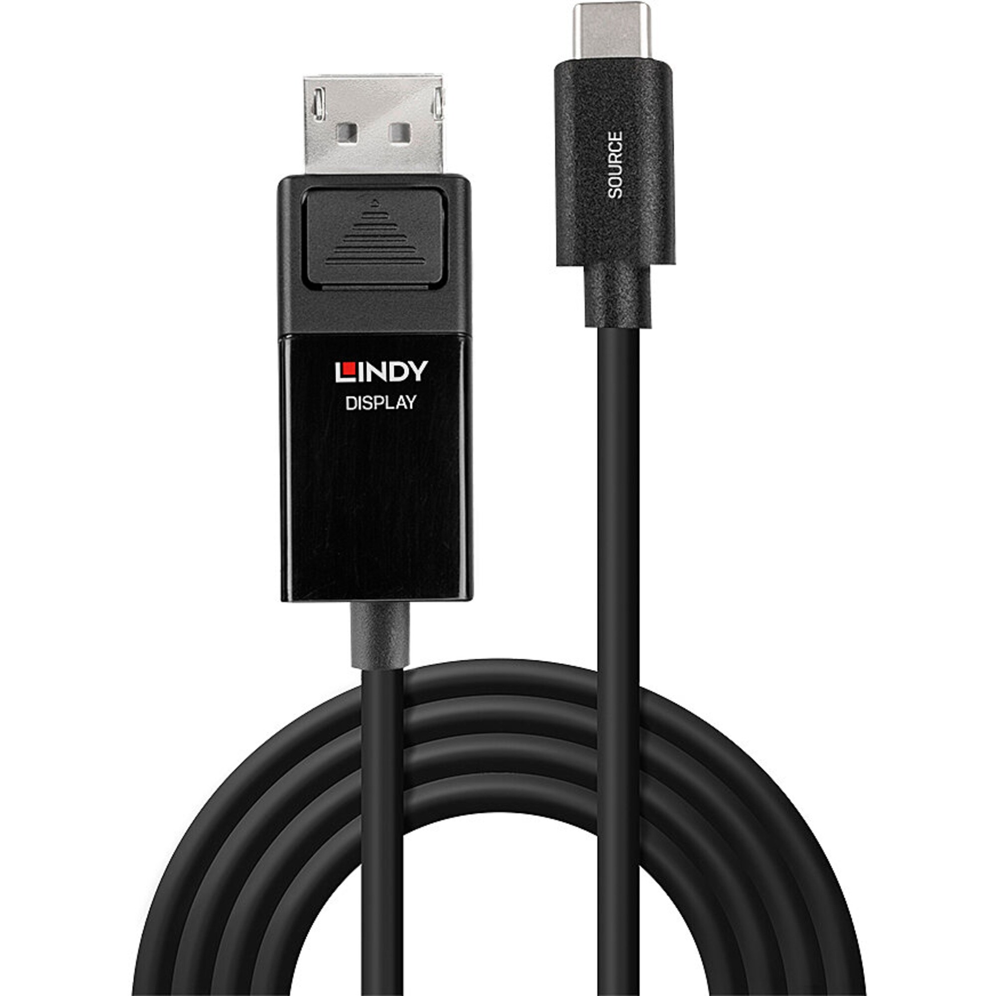 Lindy Kabel USB Adapterkabel 8K60, USB-C Stecker > DisplayPort Stecker