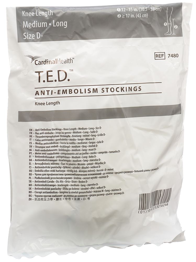 TED Strümpfe knielang<br>1 Paar, mittel lang