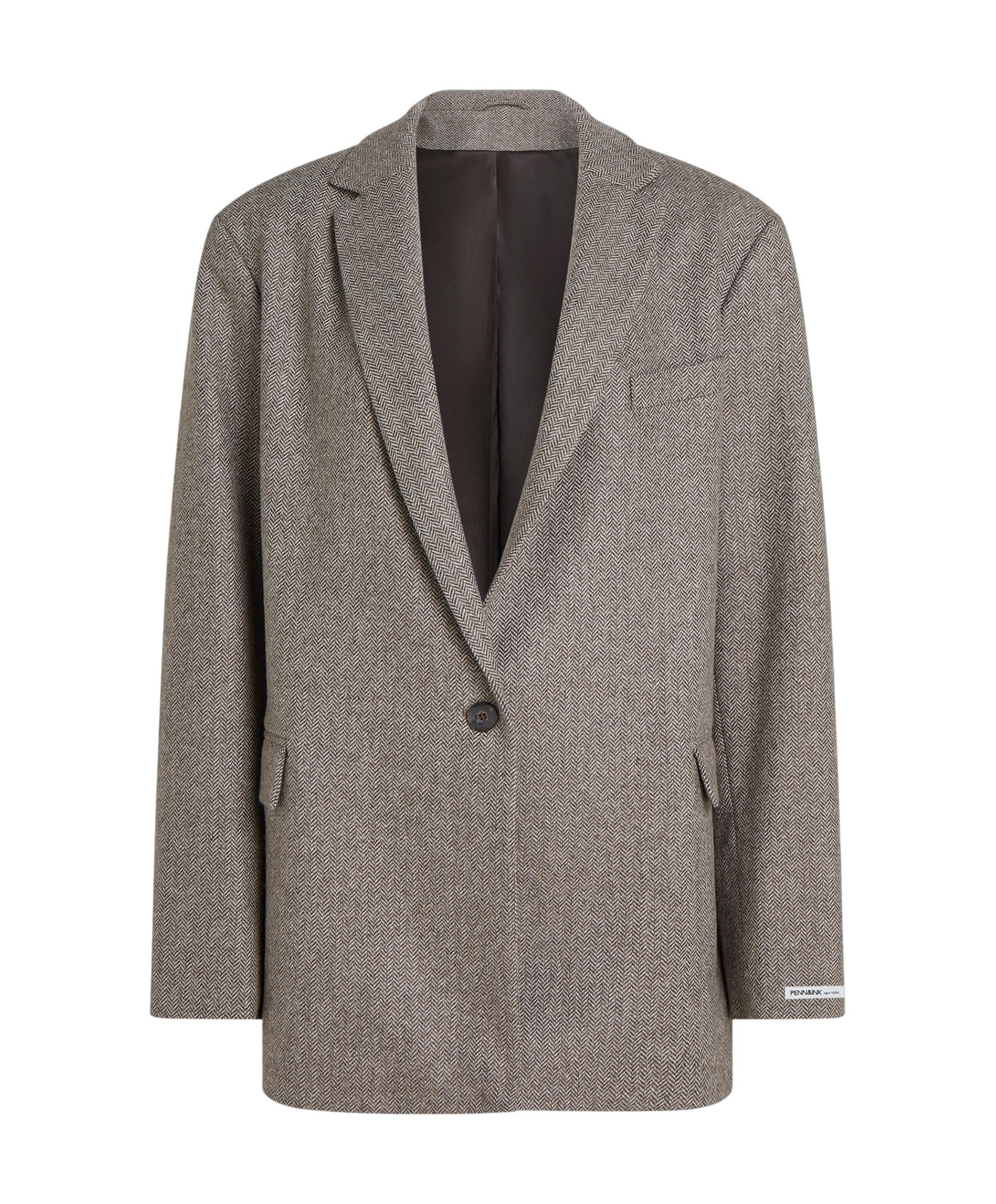 Penn & Ink N.Y. Dames blazer bruin