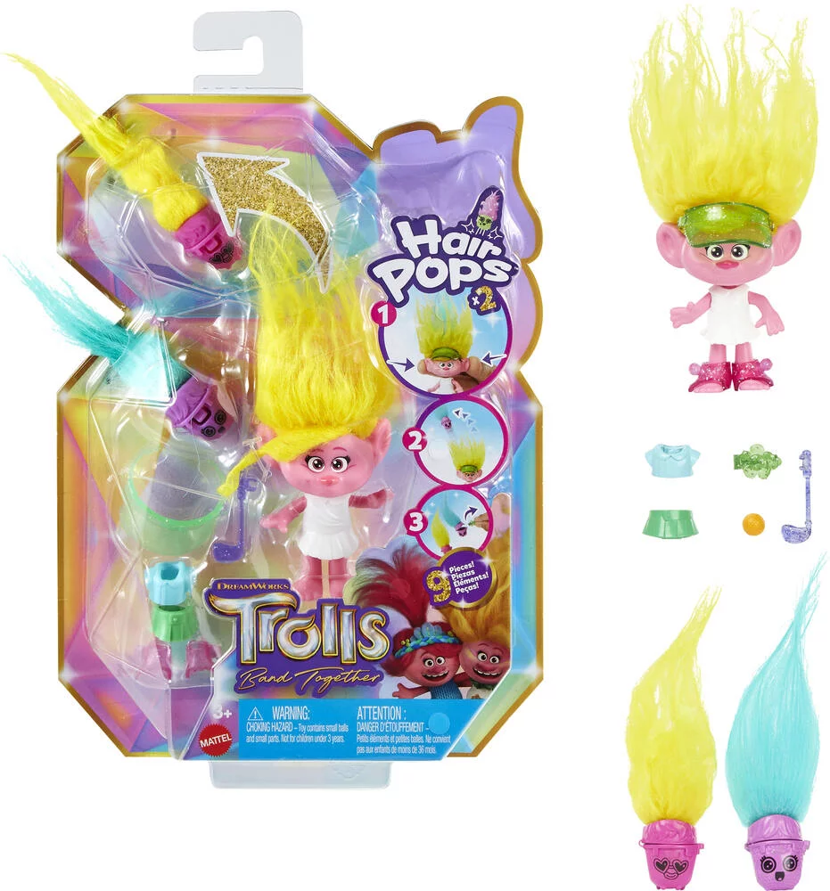 TROLLS 3  -  FIGURINE VIVA - HAIR POPS