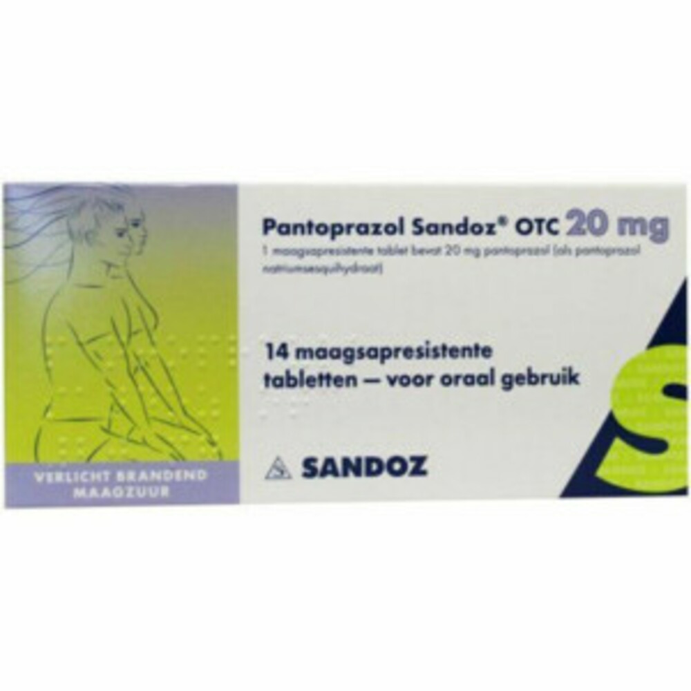 Sandoz Pantoprazol OTC 20 mg14 stuks