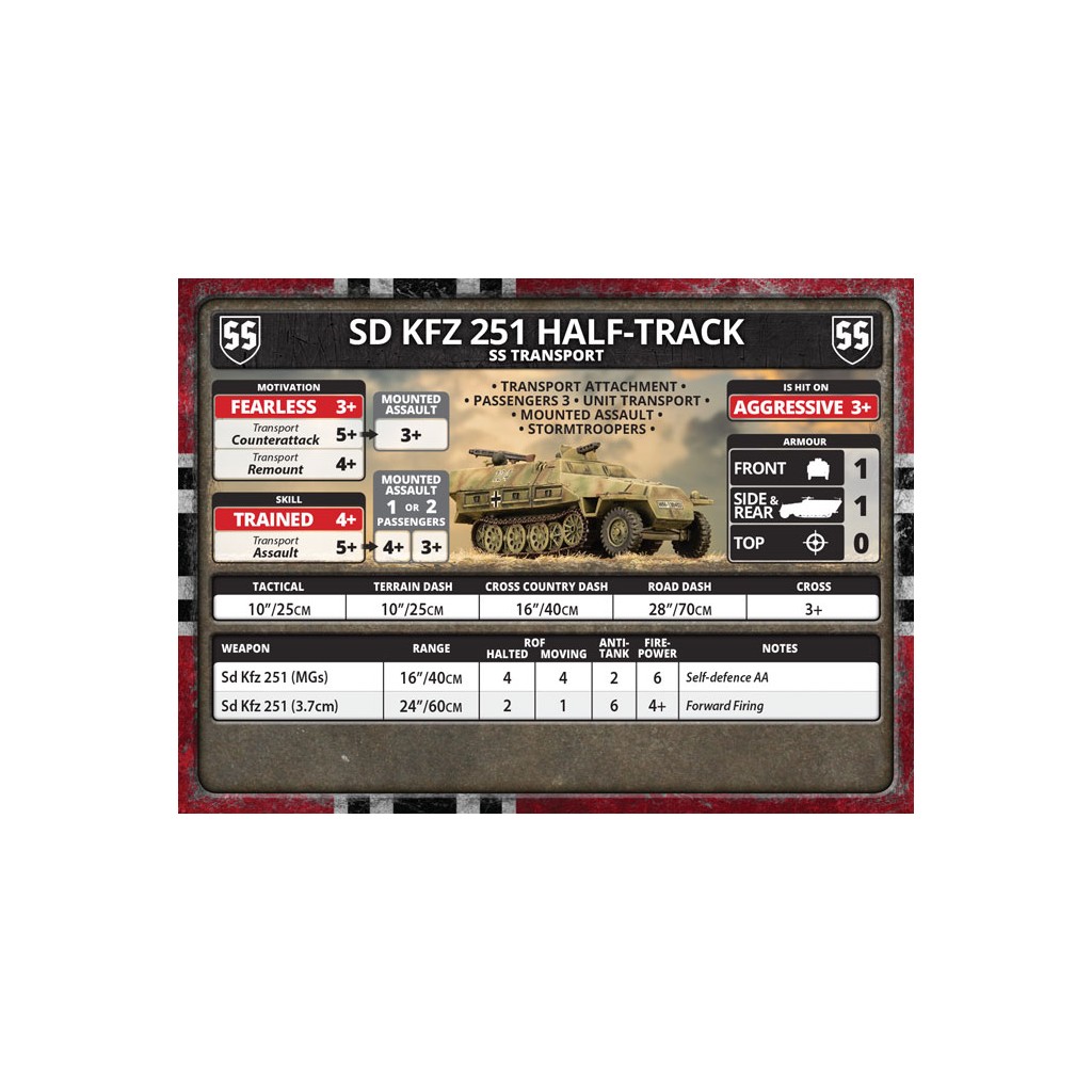 Flames of War - Armoured SS Panzergrenadier Company HQ