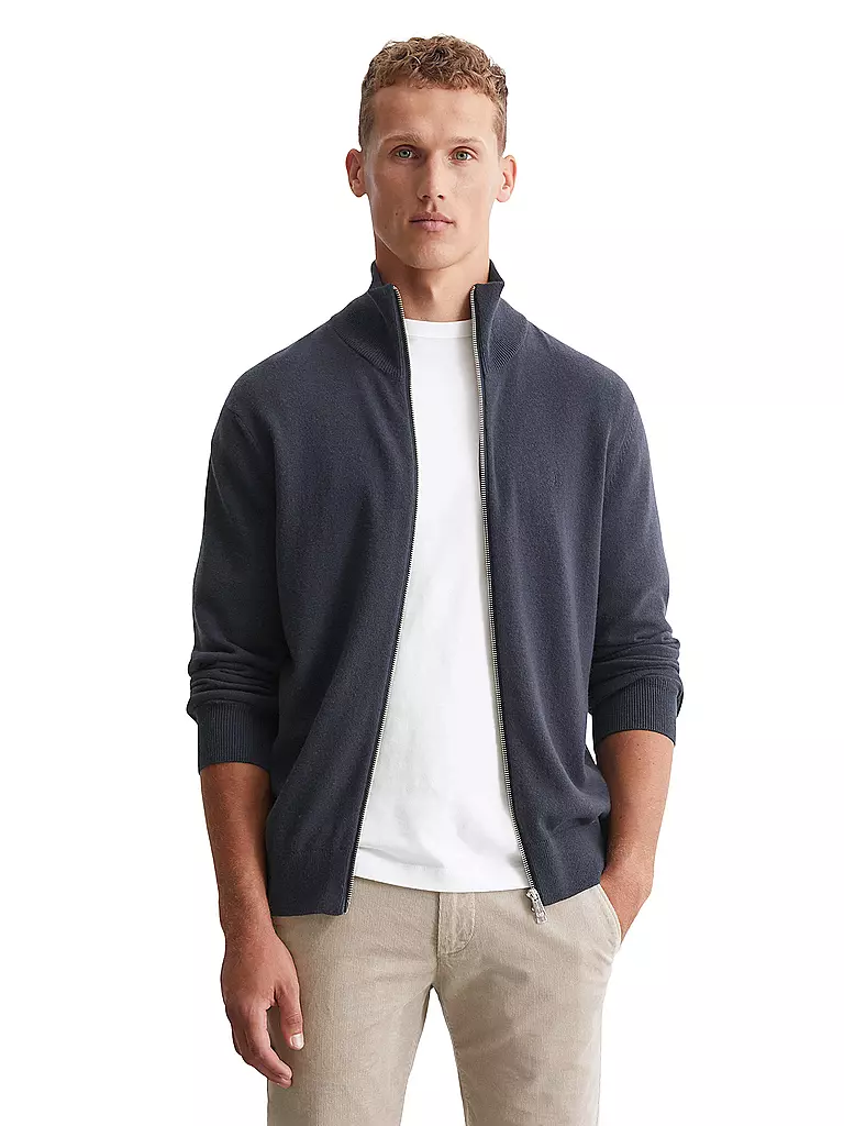 MARC O'POLO Strickjacke dunkelblau