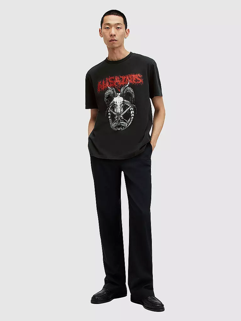 ALLSAINTS T-Shirt ARCHON  schwarz