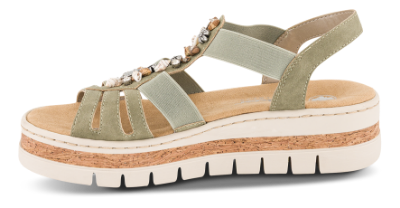 Rieker Sandal Grøn V4949-52